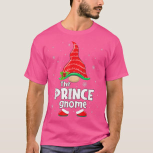 Camiseta Prince Gnome Matching Family Group Christmas Party