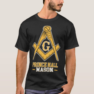 Camiseta Prince Hall Mason Square y Compass G Symbol Fr