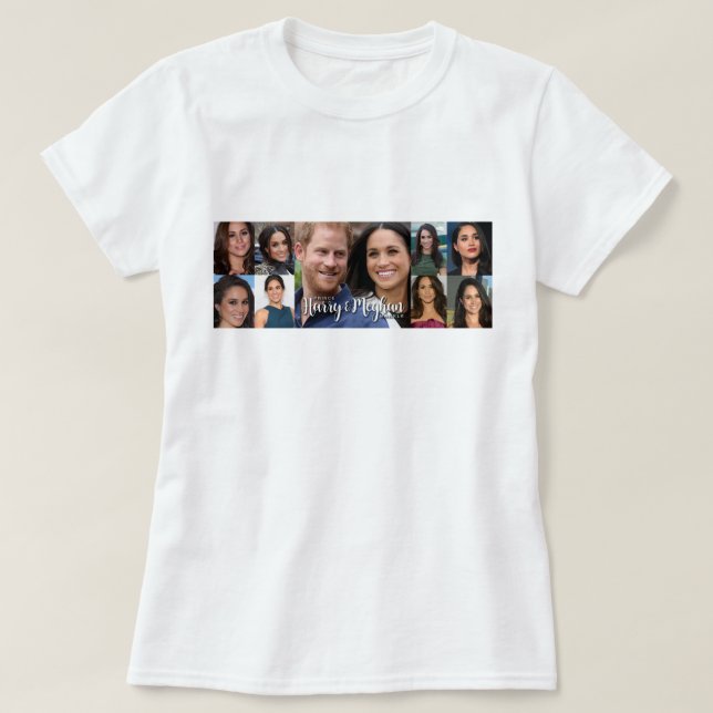 Camiseta Prince Harry & Meghan Markle (Diseño del anverso)