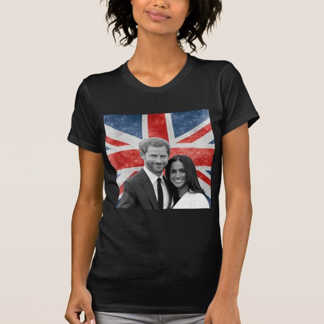 Camiseta Prince Harry y Meghan Markle (Anverso)