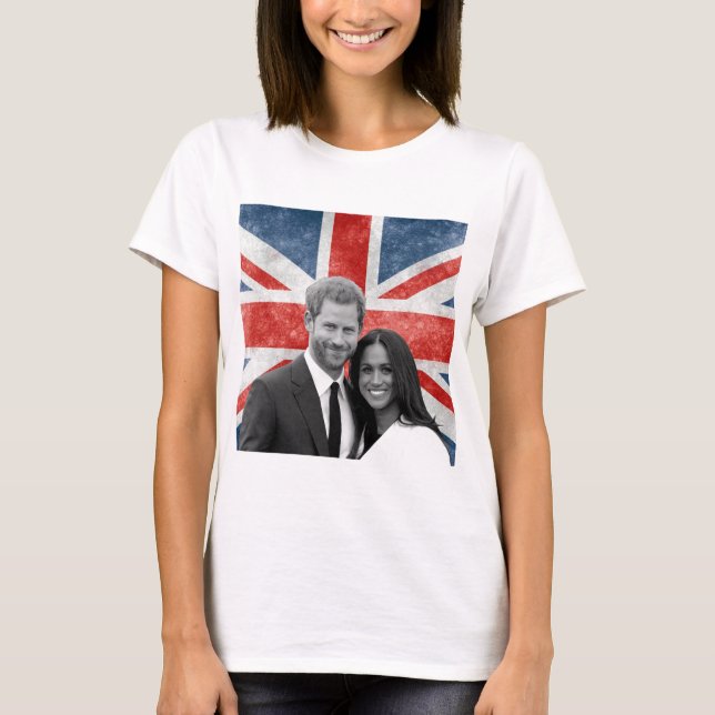 Camiseta Prince Harry y Meghan Markle (Anverso)