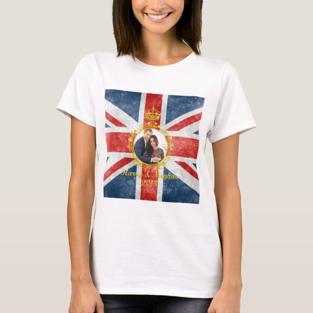 Camiseta Prince Harry y Meghan Markle (Anverso)