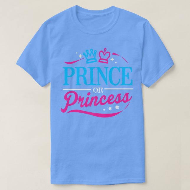 Camiseta Prince Or Princess Gender Reveal  (Diseño del anverso)