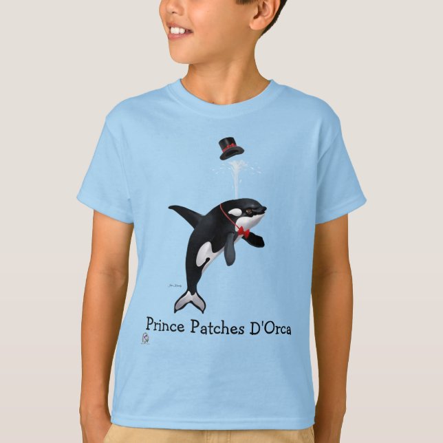 Camiseta Prince Patches D'Orca Kids T-Shirt (Anverso)