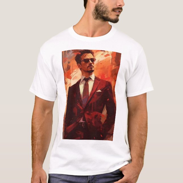 Camiseta PRINCE Tony Stark (Anverso)