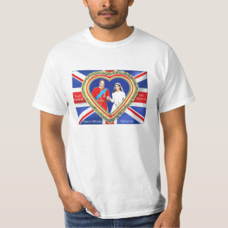 Camiseta Prince William and Catherine Royal Boda