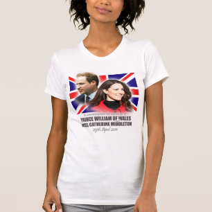 Camiseta Prince William - Kate Middleton Boda Shirt