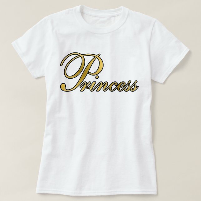 Camiseta Princesa (Diseño del anverso)