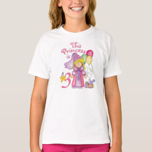 Camiseta Princesa 3 cumpleaños