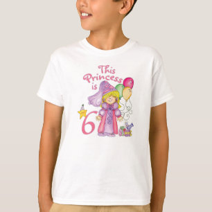 Camiseta Princesa 6 cumpleaños