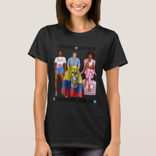 Camiseta Princesa Afroecuatoriana Ecuador Mujeres Negras Ec