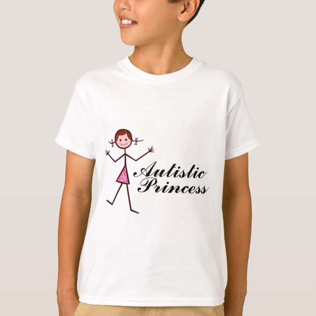Camiseta Princesa autística (chica) (Anverso)