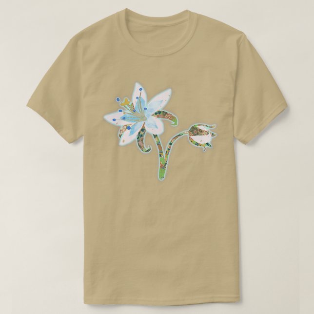 Camiseta Princesa azul silenciosa (Diseño del anverso)