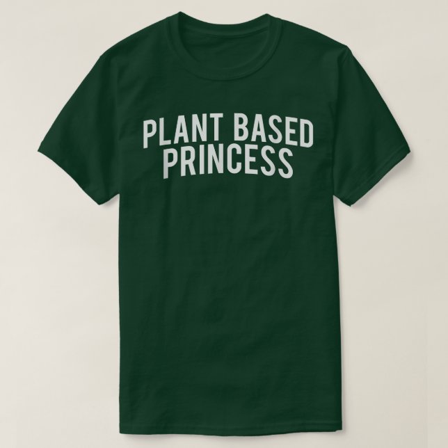 Camiseta Princesa Basada en Planta para Vegans y V (Diseño del anverso)