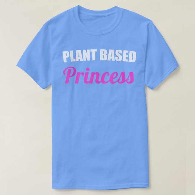 Camiseta Princesa Basada en Planta Vegetariana (Diseño del anverso)
