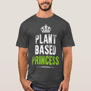 Camiseta Princesa Basada En Plantas T Funny Vegan Vegetaria