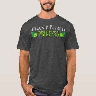 Camiseta Princesa Basada en Plantas, Vegan, Vegetariana