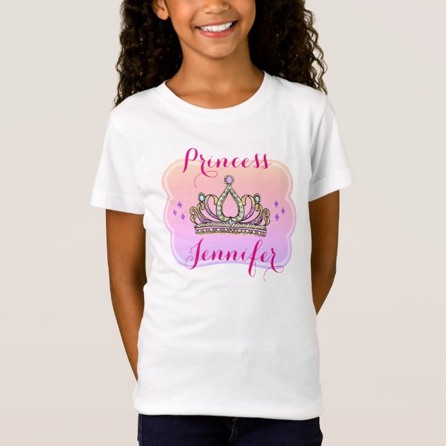 Camiseta Princesa bonita Personalized (Anverso)