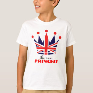 Camiseta Princesa británica Crown