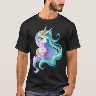 Camiseta Princesa Celestia Unicorn Una Unicornio Perfecta