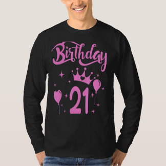 Camiseta Princesa Chica de cumpleaños princesa temática de