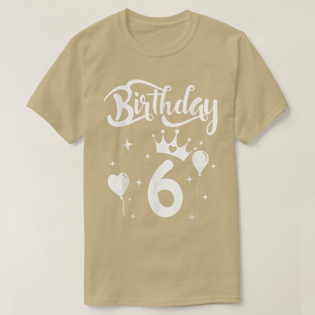 Camiseta Princesa Chica de cumpleaños princesa temática de  (Diseño del anverso)