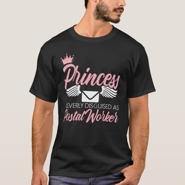 Camiseta Princesa Claramente Disfrazada De Correo Postal (Anverso)