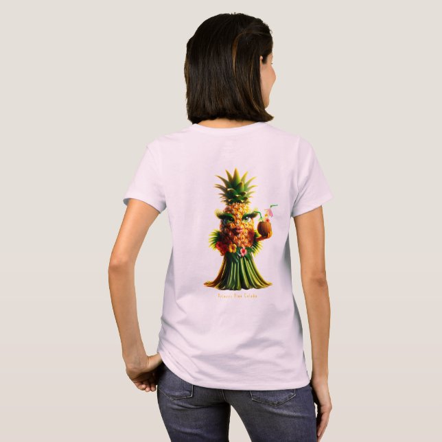 Camiseta Princesa Colada - Imperio de la Piña (Reverso completo)