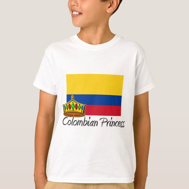 Camiseta Princesa colombiana (Anverso)