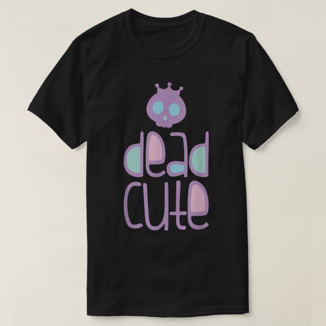 Camiseta Princesa Cute muerta kawaii gótico pastel divertid (Diseño del anverso)