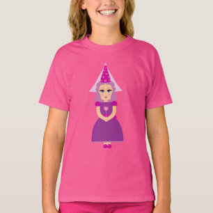 Camiseta Princesa Cute Purple