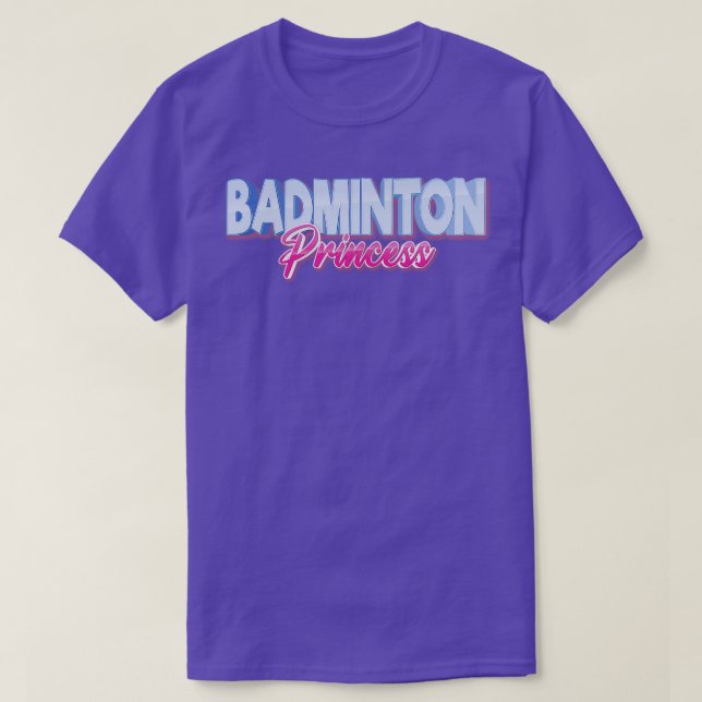 Camiseta Princesa de Badminton (Diseño del anverso)