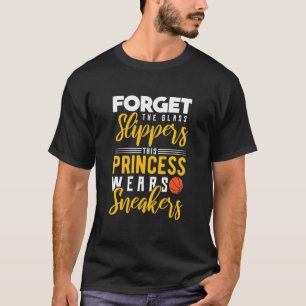 Camiseta Princesa de baloncesto lleva zapatillas