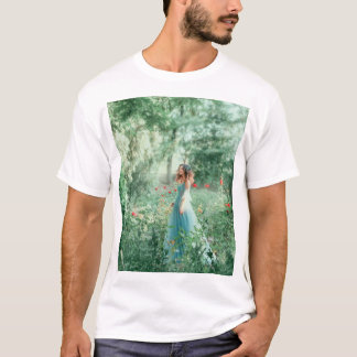 Camiseta Princesa de Brunette: acuarela de bosque de hadas