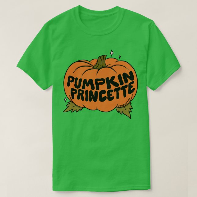 Camiseta Princesa de calabaza (Diseño del anverso)