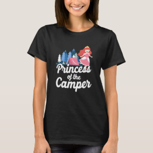 Camiseta Princesa de Camping de la Familia de la Caravana T