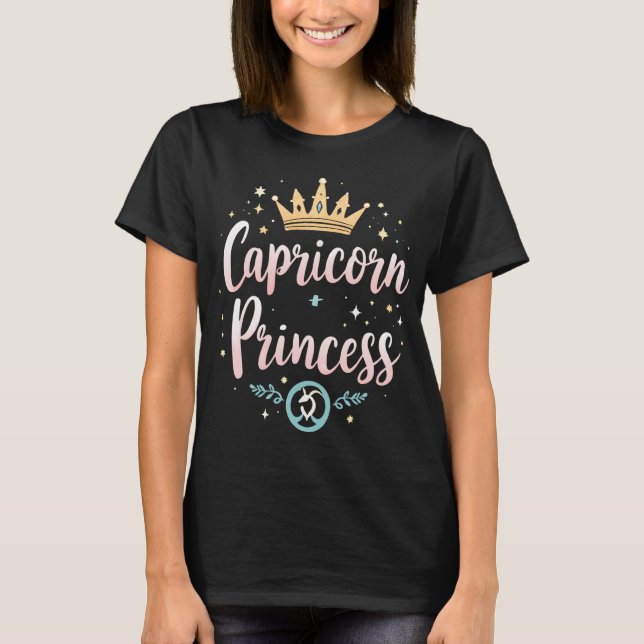 Camiseta Princesa de Capricornio (Anverso)
