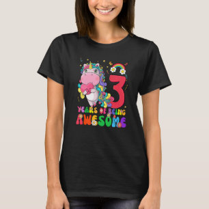 Camiseta Princesa de Chicas de 3 años de Unicornio P