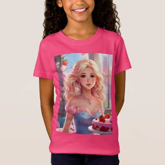 Camiseta Princesa de cumpleaños (Anverso)