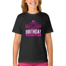 Princesa de Cumpleaños Tiara T-Shirt