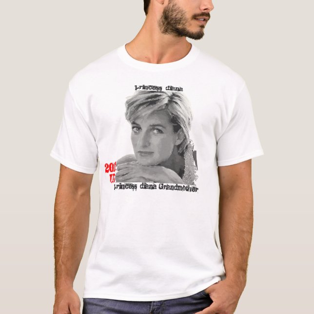 Camiseta Princesa de Diana y bebé real (Anverso)