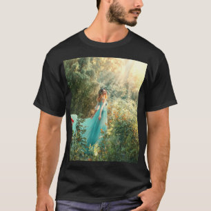 Camiseta Princesa de Fantasía: Vintage de la Naturaleza de