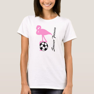 Camiseta Princesa de Fútbol Niñas Flamingo Rosa