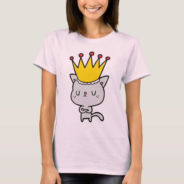 Camiseta Princesa de gato (Anverso)