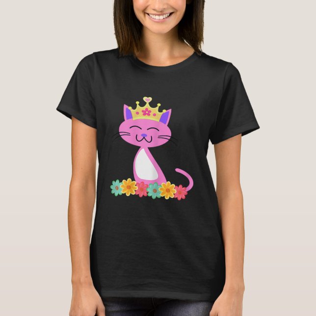 Camiseta Princesa De Gato De Princesas Meautáticas Con (Anverso)