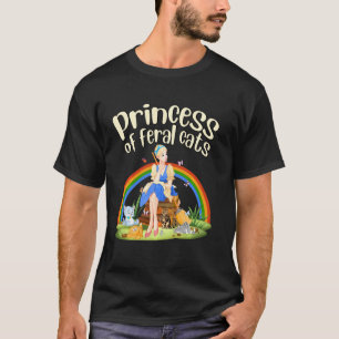 Camiseta Princesa De Gatos Ferales Con Gatos