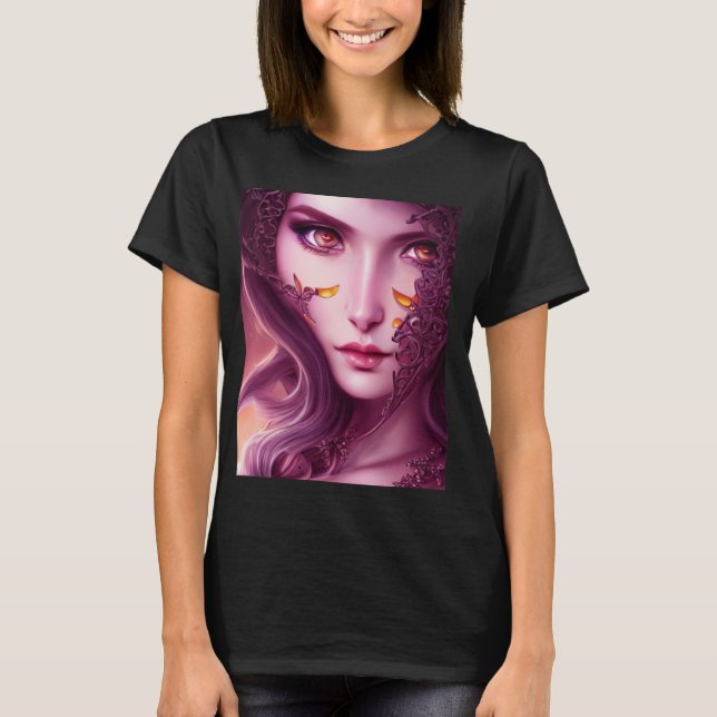 Camiseta Princesa de hadas de criatura fantasía (Anverso)