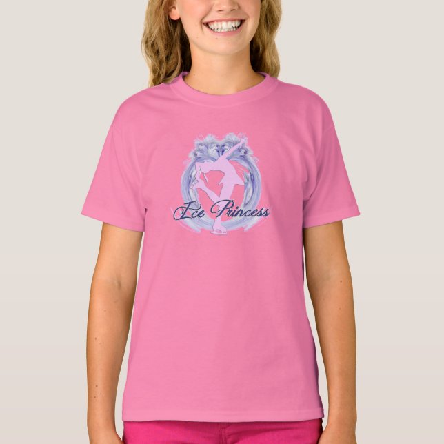 Camiseta Princesa de Hielo Rosa/Púrpura (Anverso)