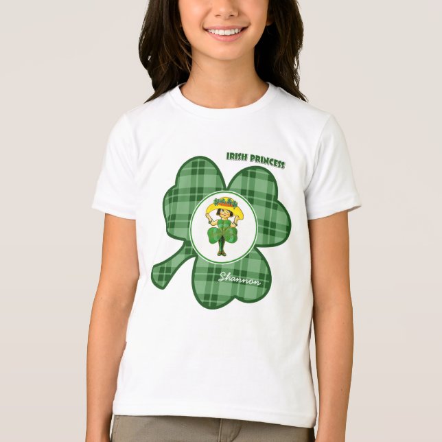Camiseta Princesa de Irlanda | Nombre personalizado San Pat (Anverso)