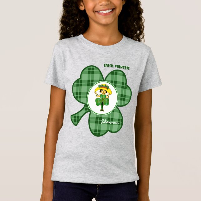 Camiseta Princesa de Irlanda | Nombre personalizado San Pat (Anverso)